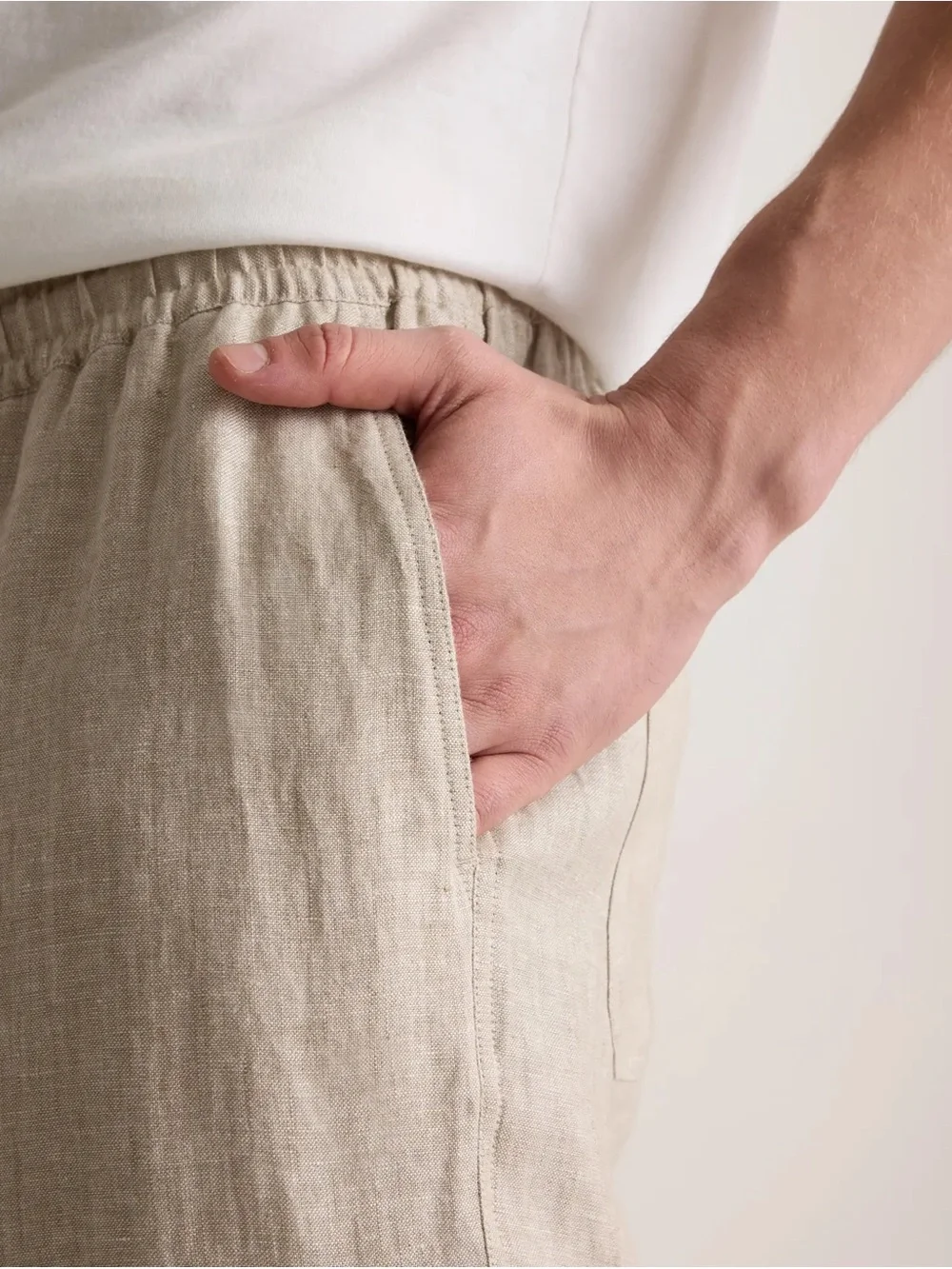 Quince $148 Men’s 100% European Linen Drawstring Beach Pants ~ M